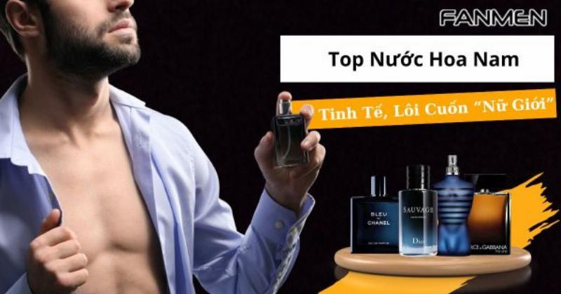 Hình ảnh minh họa các tầng hương của nước hoa Bleu de Chanel: citrus, gia vị, gỗ, hổ phách